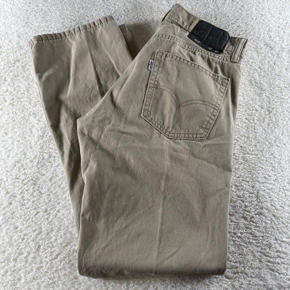 Levi's Other - Levis 514 Pants Mens 32x32 Khaki Straight Chino Tan White Tab School 5 Pockets